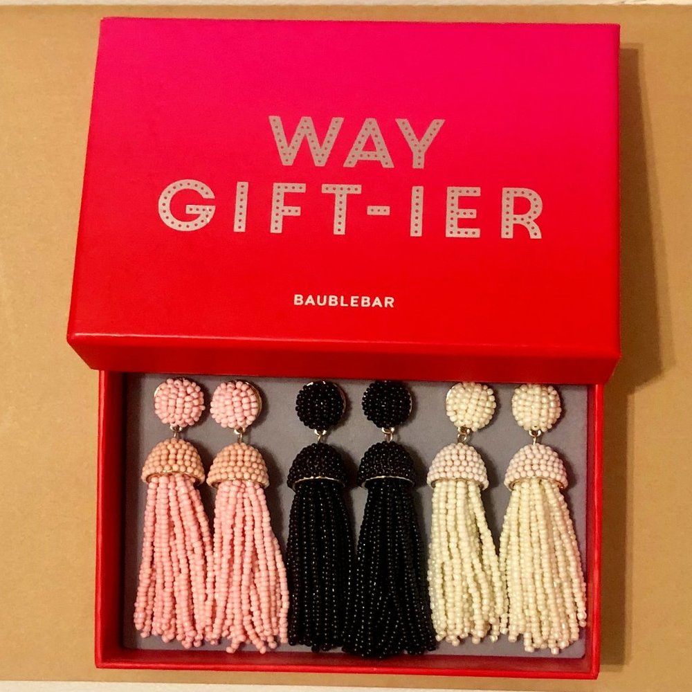 Baublebar Dangling Beaded Earring Set in Gift Box